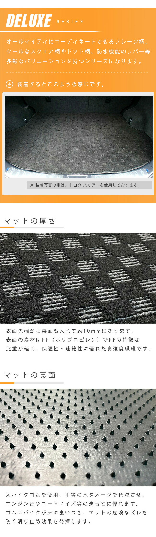 カローラアクシオ 160系 ラゲッジマット DXシリーズ トランクマット トヨタ 専用 フロアマット 車用アクセサリー カーマット 内装 カスタム  車用品 内装パーツ カーマット専門店 Craft Mart